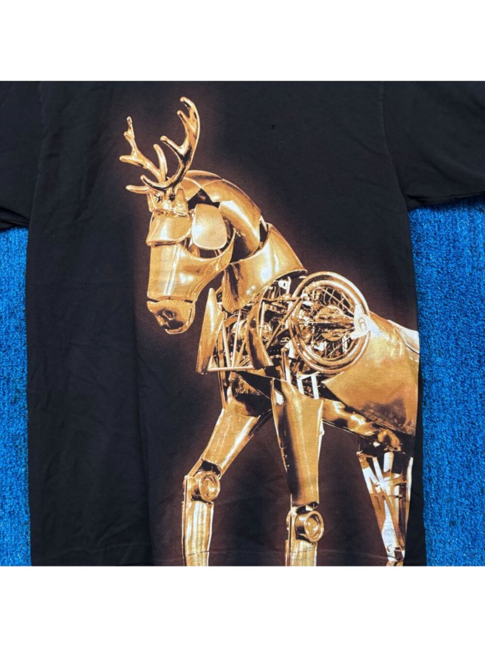 Beyoncé Cowboy Carter Tour Gold Rim Sleighdeer Country Tee M - Picture 2 of 6